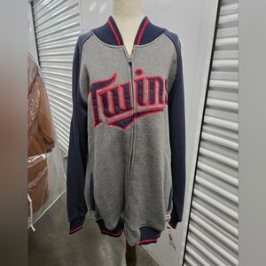 Minnesota Twins Full-Zip Sweatshirt Jacket – Stitches Athletic Gear, Size L
